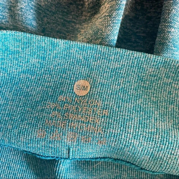 Running Girl ombre blue biker shorts - Picture 8 of 16